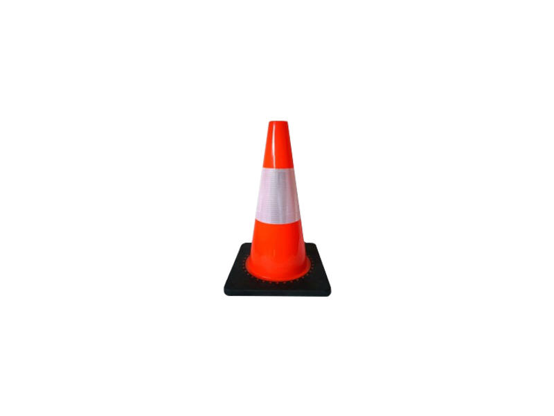 450mm Best Selling Reflective PVC Flexible Traffic Rubber Cone